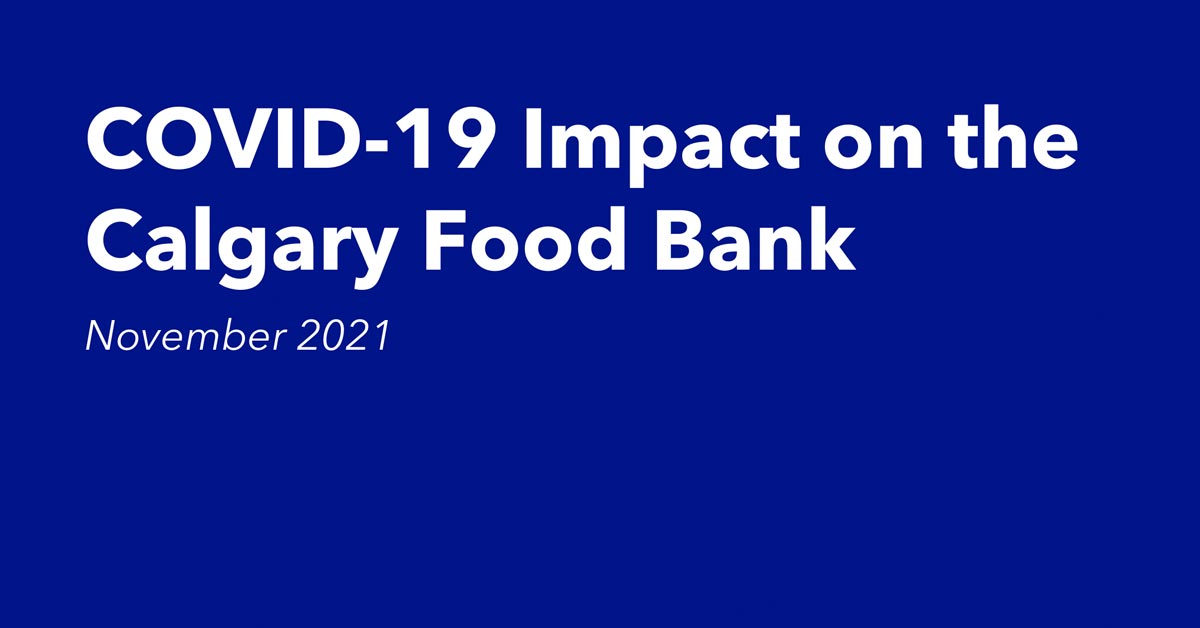 COVID-19 Impact on the Calgary Food Bank